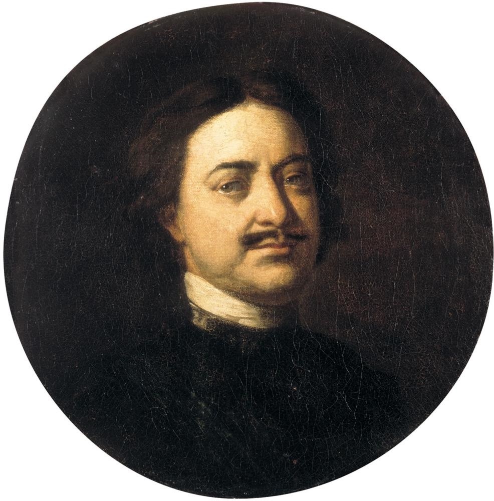 Ил. 36. Портрет Петра I (в круге)